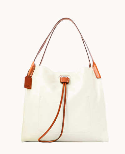 Bolsa De Hombro Dooney And Bourke Oncour Elba Full Up Mujer Blancos | OUTLET-5094817