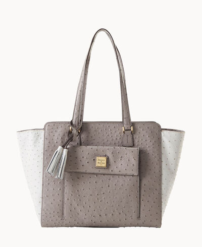 Bolsos Shopper Dooney And Bourke Ostrich East West Mujer Grises | OUTLET-4076932